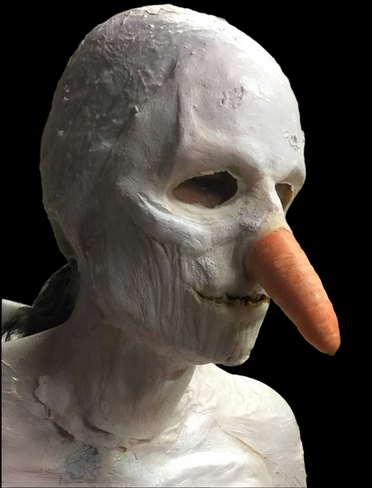 Olaf Snowman Skeleton Face and Chest prosthetic Set