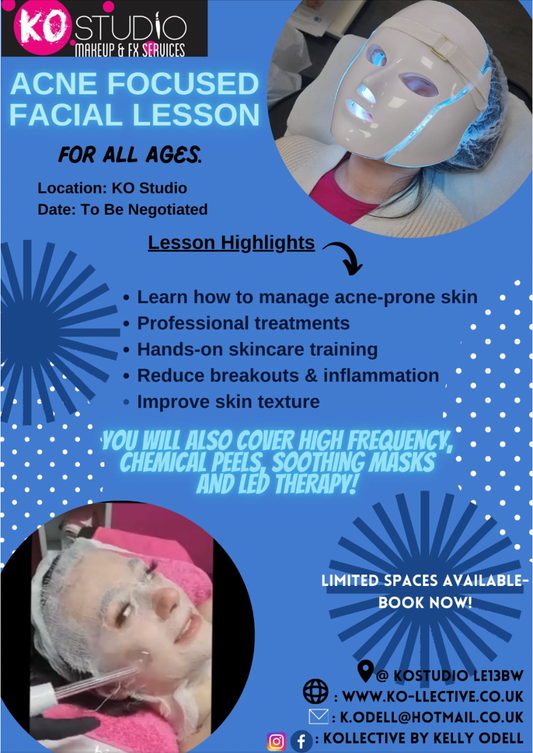 ACNE FOCUSED FACIAL LESSON