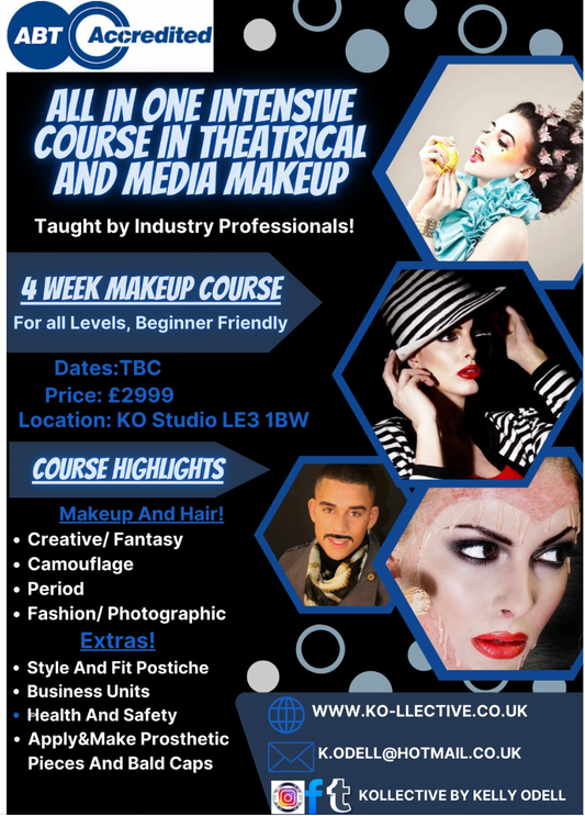 ALL IN ONE THEATRICAL AND MEDIA MAKEUP COURSE