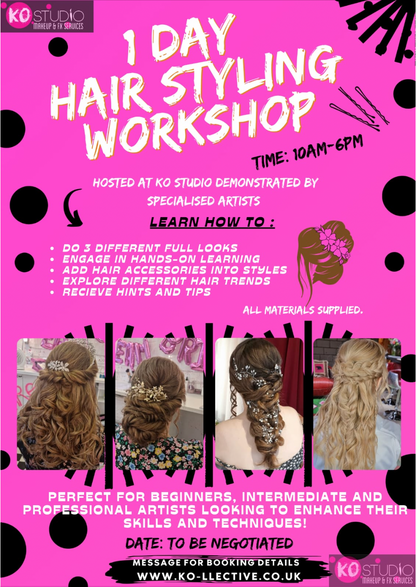 ONE DAY HAIR STYLING WORKSHOP
