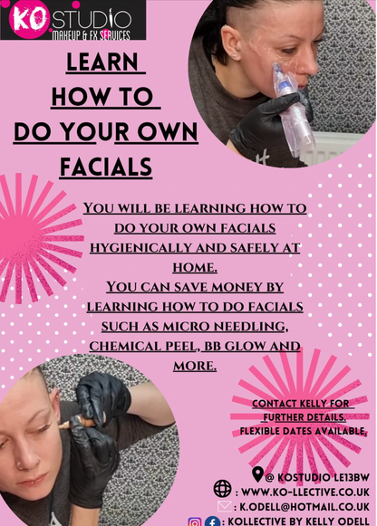 learn how to do your own advanced facials micro needling bb glow microdermabrasion and more 