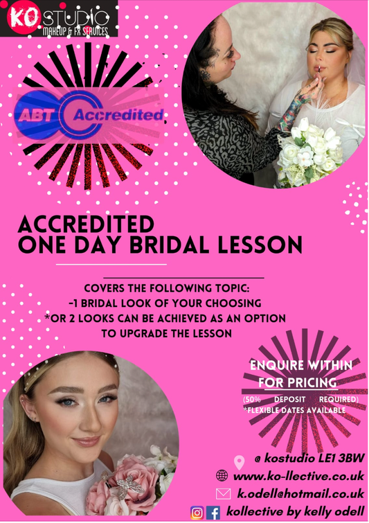 ACCREDITED ONE DAY BRIDAL LESSON