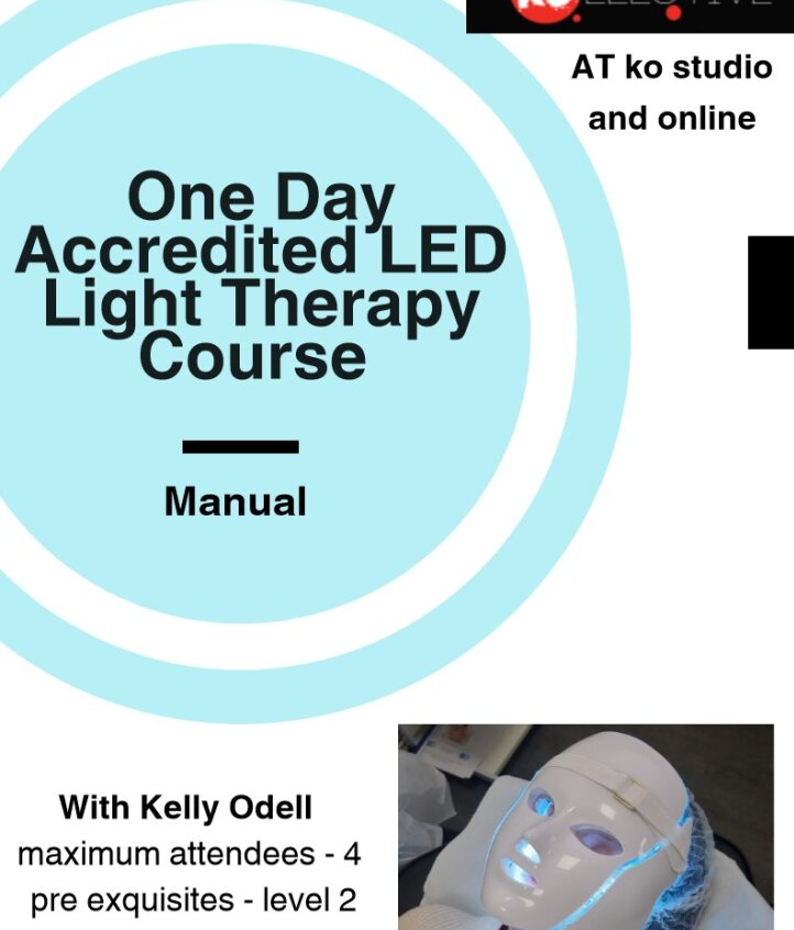 LED light therapy editable manual