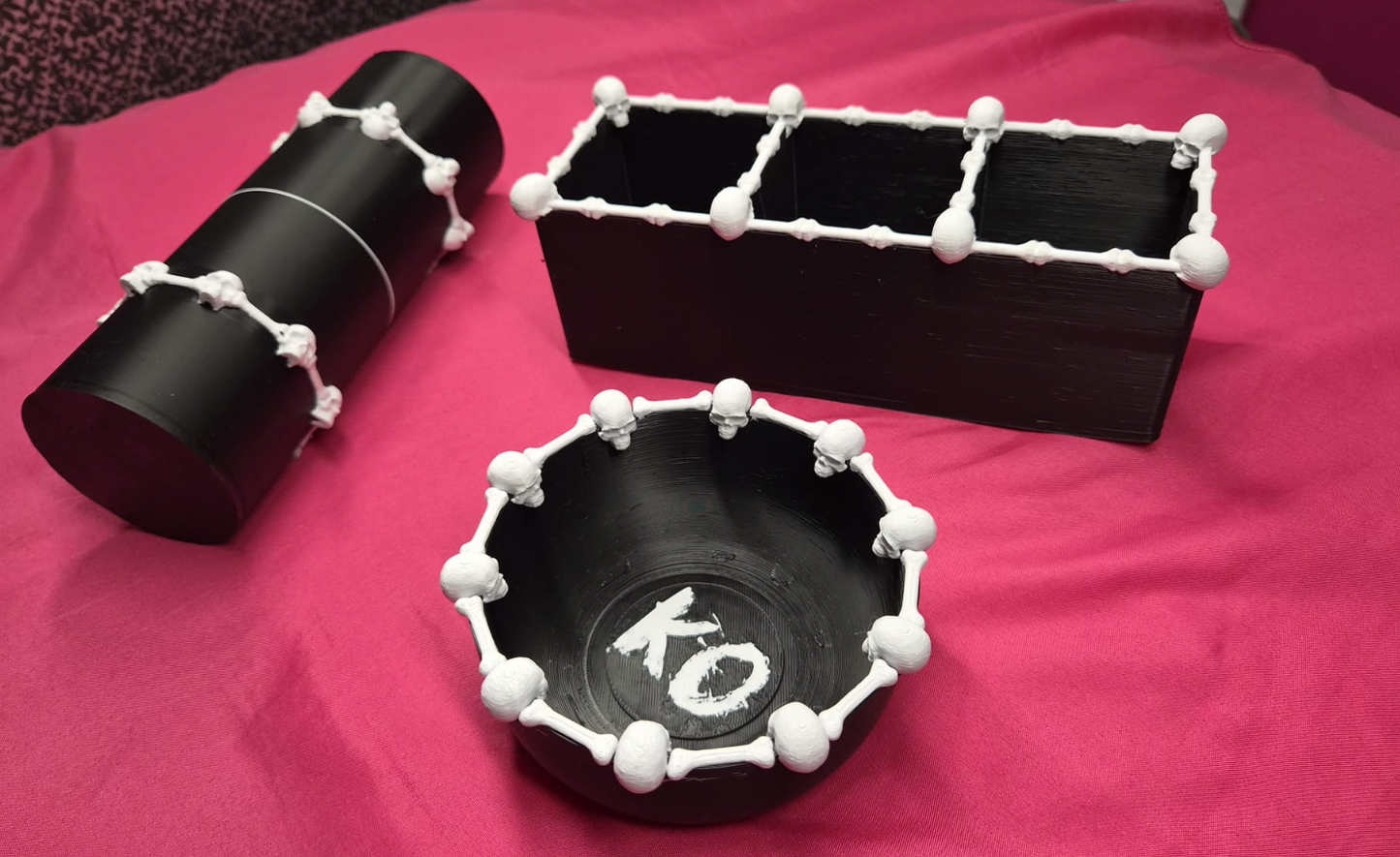 black and white gothic makeup accessories bundle 