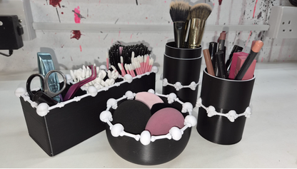 skull and bone makeup accessories bundle 