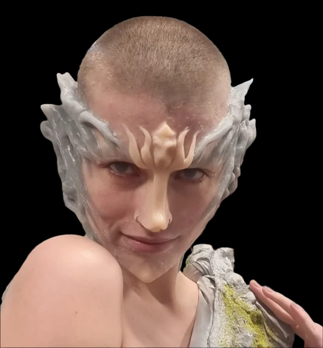Stone statue Ear silicone Prosthetics