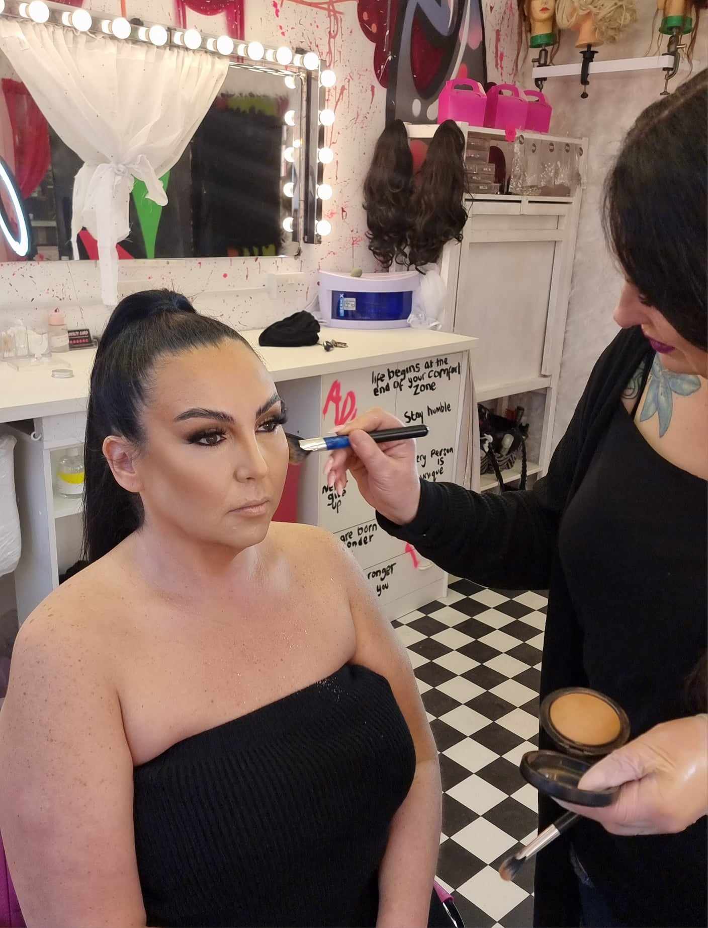 All in one Makeup artistry accredited course with business unit, makeup, fx and hair