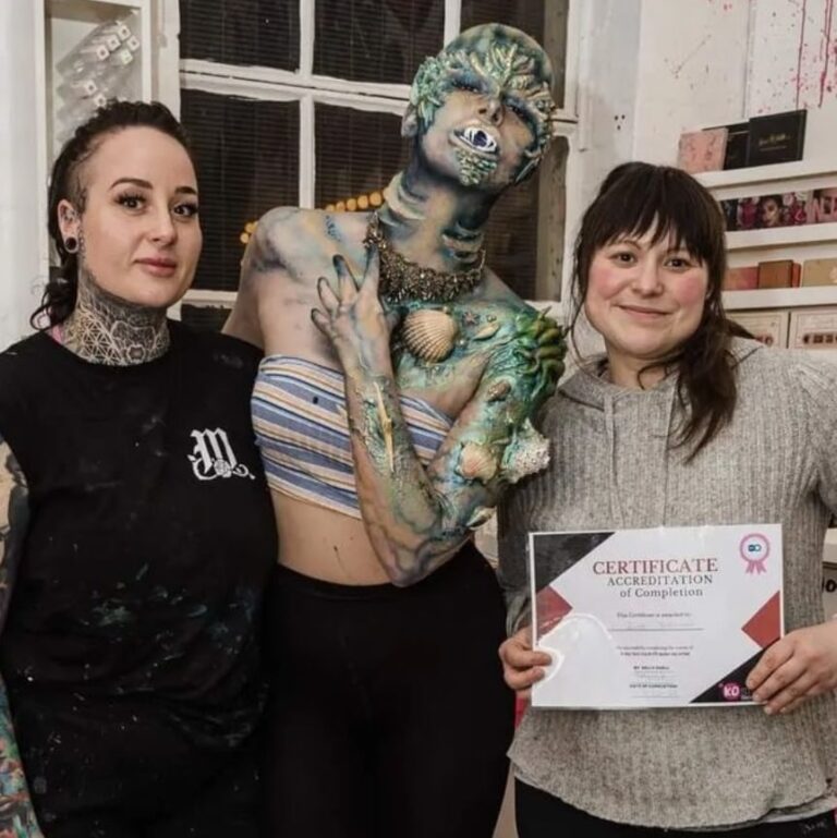 5-day accredited special effects course at KO Studio Leicester Makeup and FX Academy.