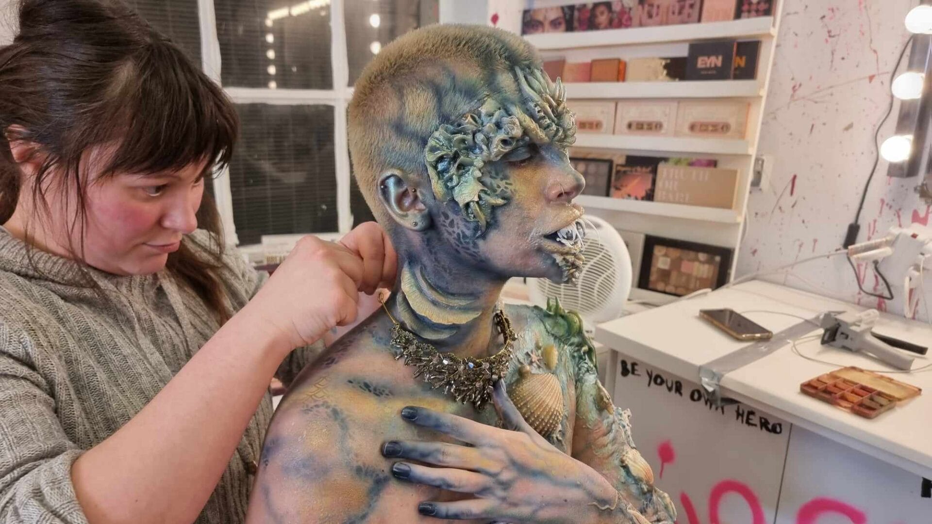 5-day accredited special effects course at KO Studio Leicester Makeup and FX Academy.