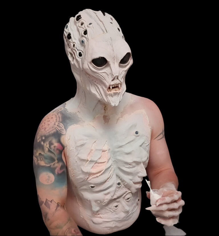 alien hybrid body of souls chest prosthetic for sale in foam latex at ko studio 