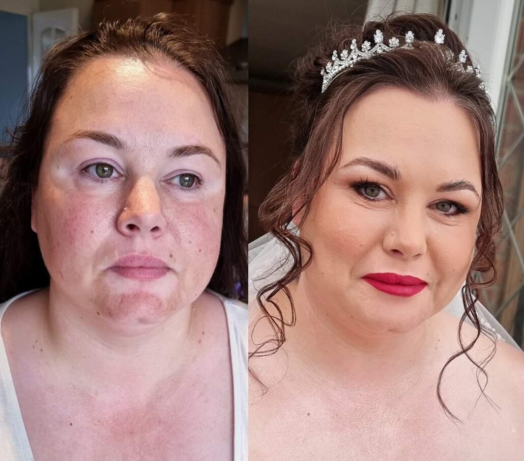 alternative soft glam luxury bridal makeup artist leicestershire