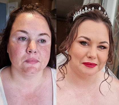 alternative soft glam luxury bridal makeup artist leicestershire