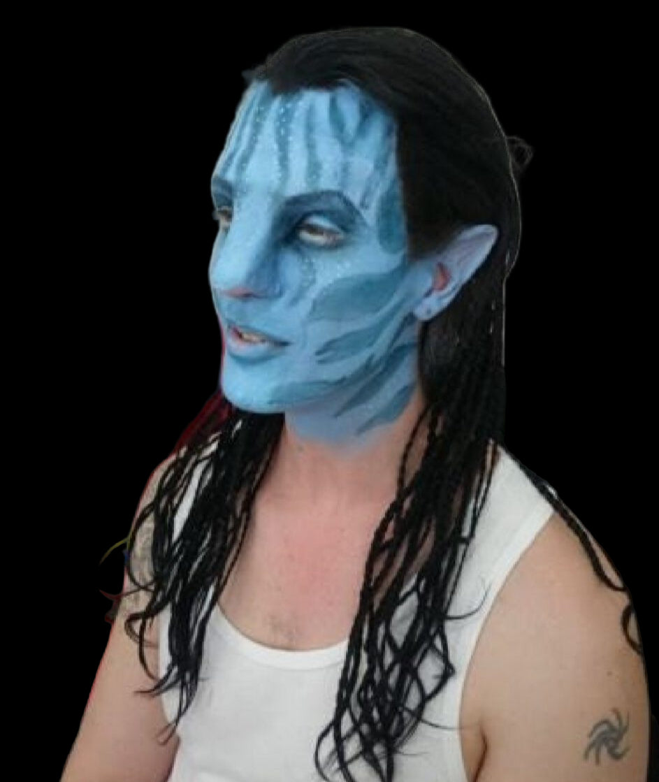 avatar prosthetic latex rubber fancy dress cosplay