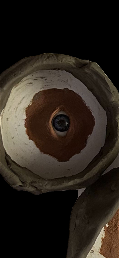 3rd eye prosthetic with faux eye - you choose your colour 