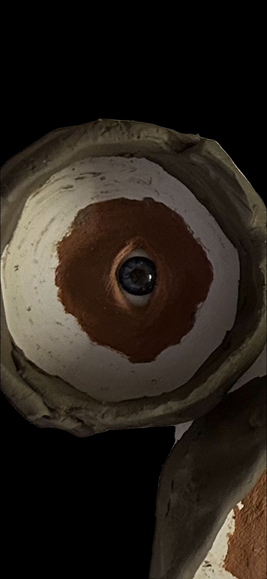 3rd eye prosthetic with faux eye - you choose your colour 