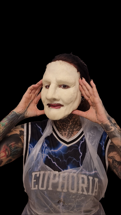 old age face foam latex prosthetic Mrs cosplay fun face to buy