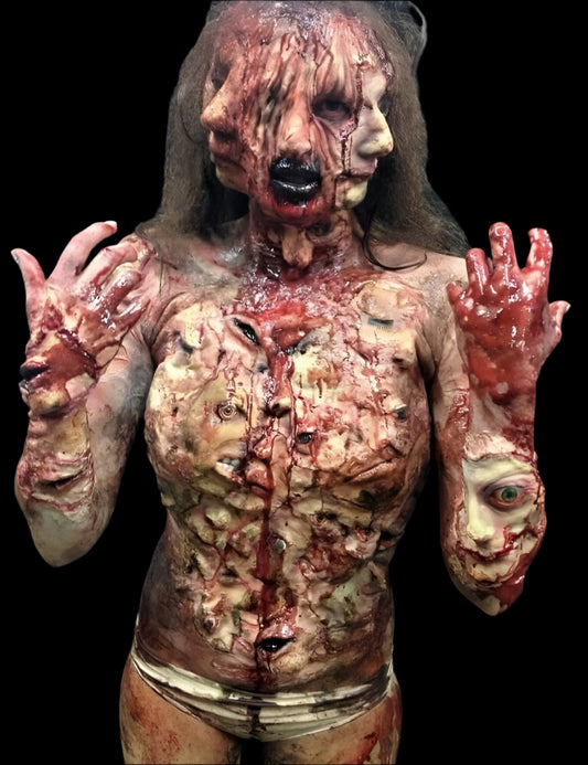 Ed Gein body of souls prosthetic chest costume in foam latex rubber latex 