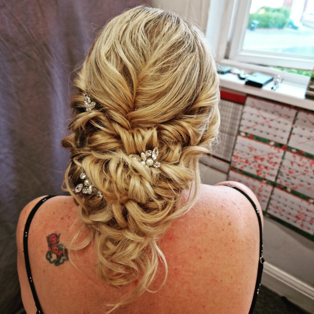 bohemian hair bridal hair stylist leicester 
