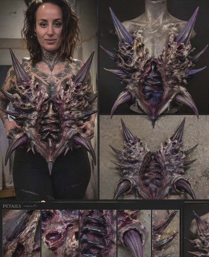 latex chest prosthetic, cosplay, fancy dress