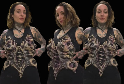 latex chest prosthetic, cosplay, fancy dress