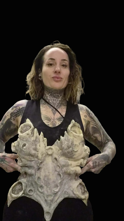 latex chest prosthetic, cosplay, fancy dress