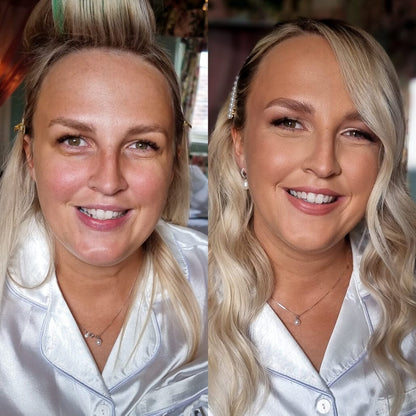 brdial before and after makeup image done by kelly odell 
