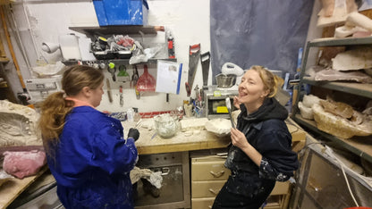 sfx, prosthetic, application, workshop,ko studio, creating, creation,
