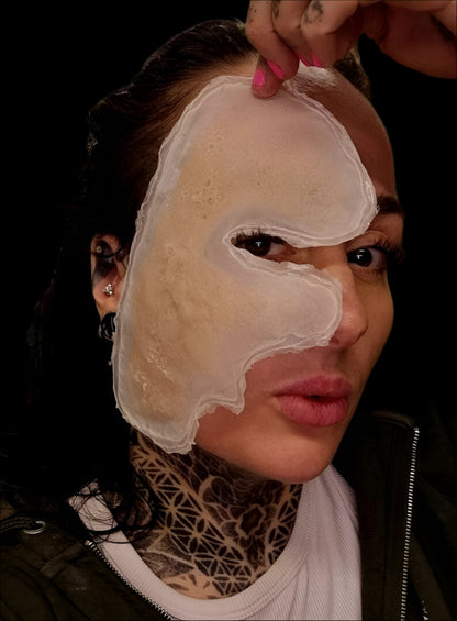 candy man and zombie type silicone wound facial prosthetic cosplay