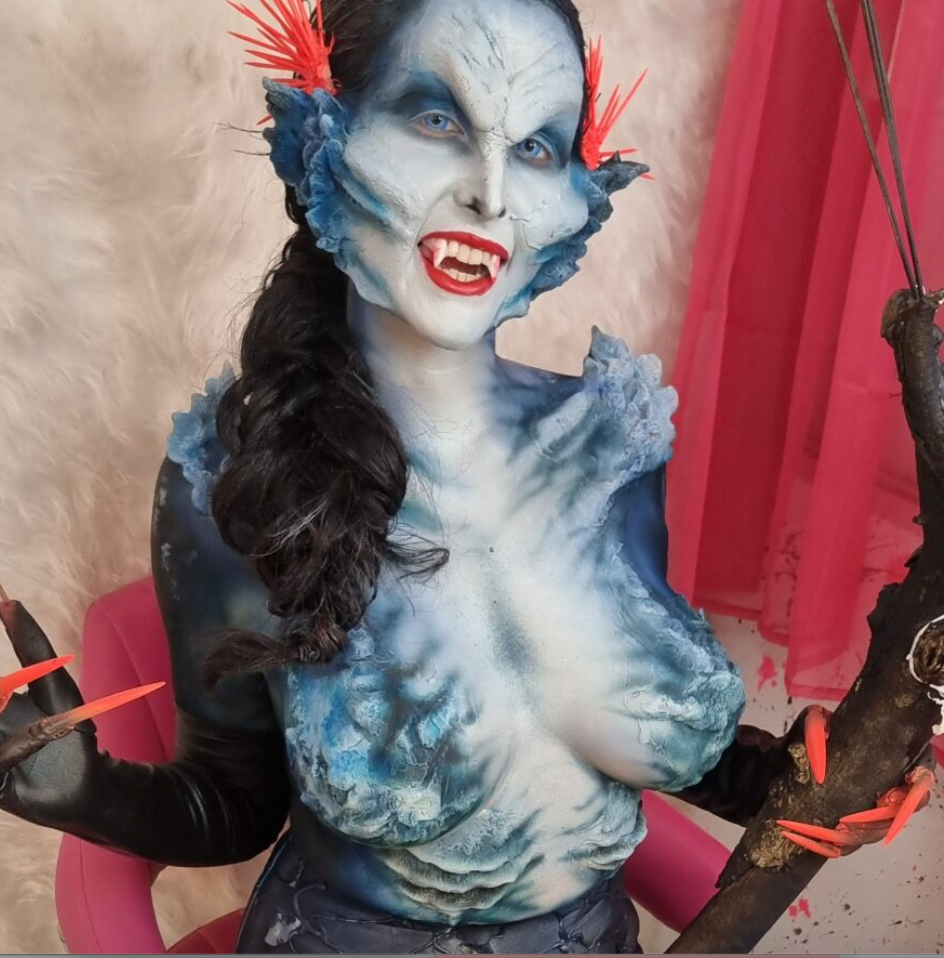 coral boob covers chest prosthetic