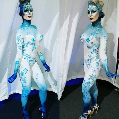 Corporate creative event body paint makeup artist Leicester.