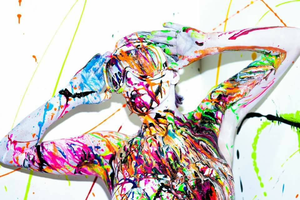 Creative body paint and makeup artist for events in Leicester.