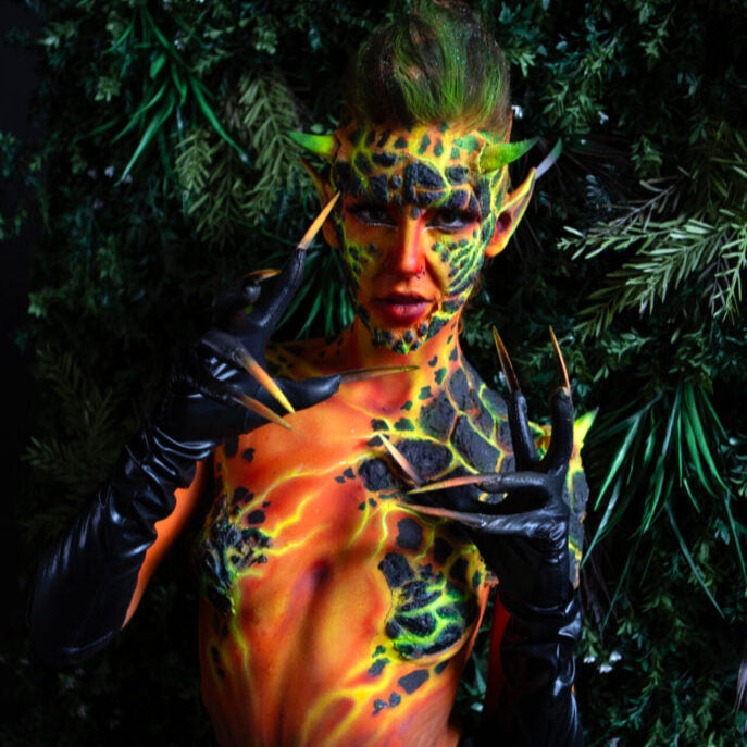 Creative event face and body paint makeup artist.