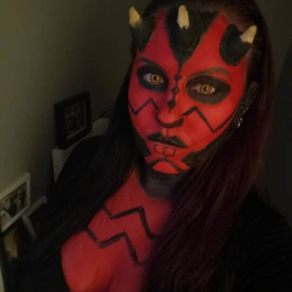 Darth maul latex horns prosthetic cosplay costume sets