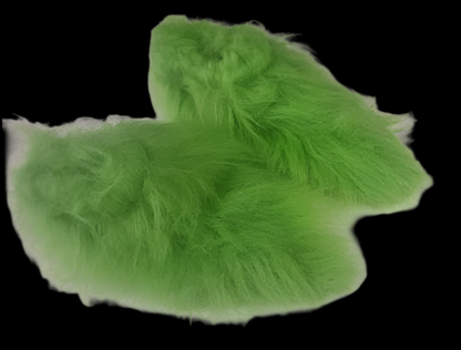 faux fur grinch shoe covers 
