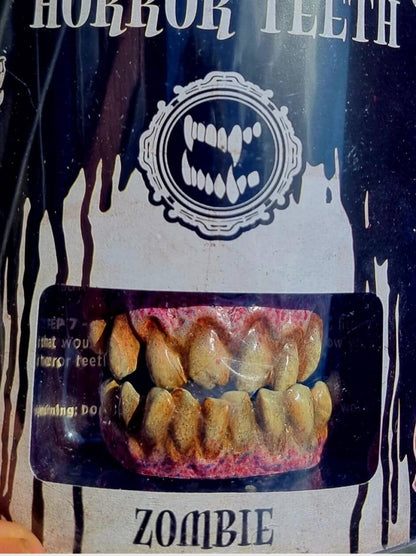 faux zombie teeth 