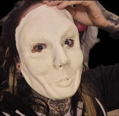 foam latex creepy doll face