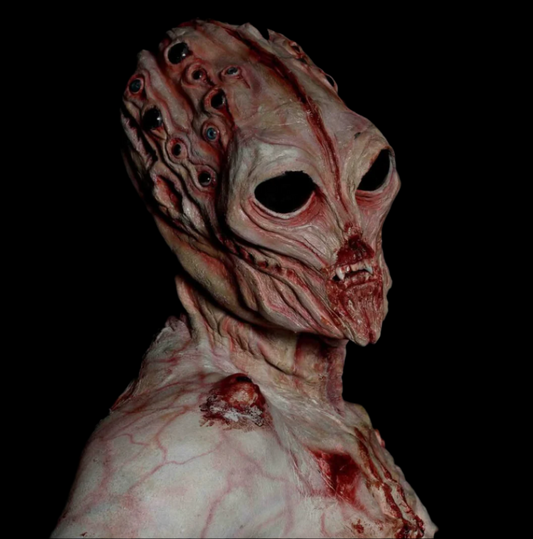 full-face alien prosthetic