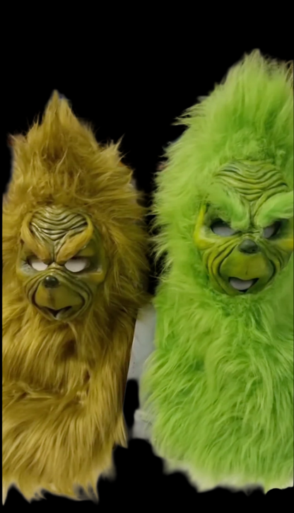 grinch pull over hood 
