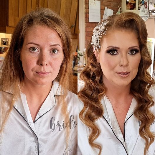 hollywood wave bridal makeup artist glam leicester