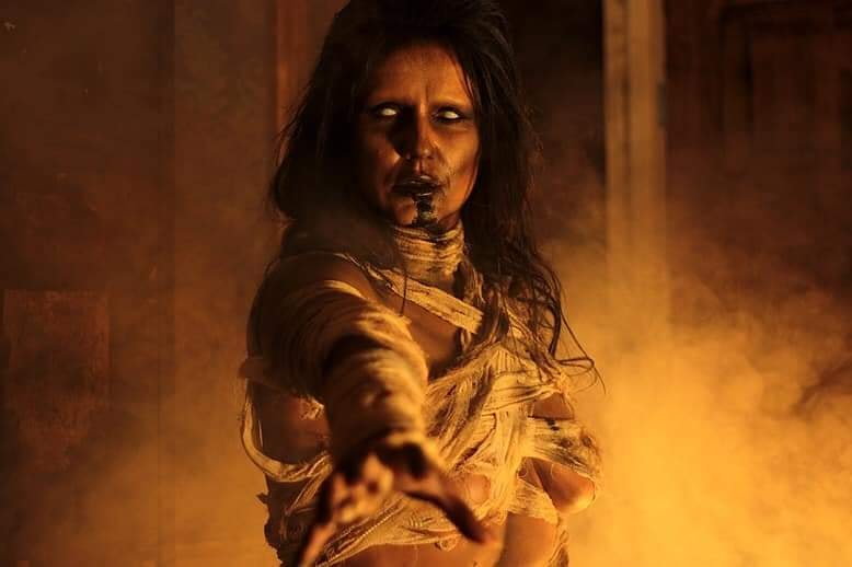 horror mummy makeup for tv filming Editorial creative makeup look by Leicester MUA