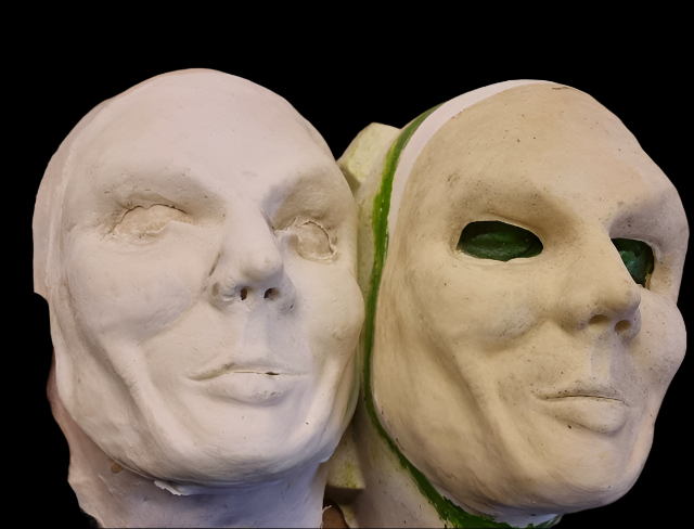  latex creepy doll face