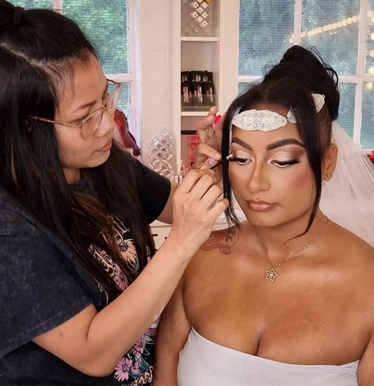 bridal makeup artist work shop course lesson leicester shire at ko studio makeup academy 