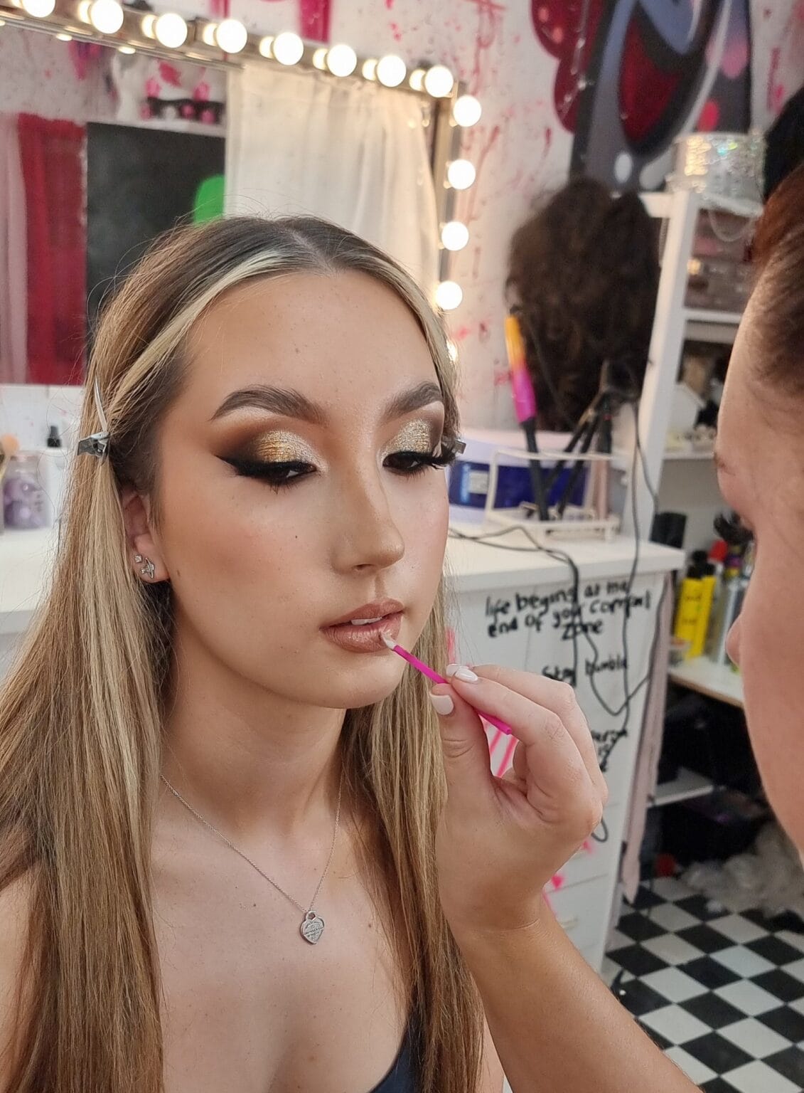bridal makeup artist work shop course lesson leicester shire at ko studio makeup academy