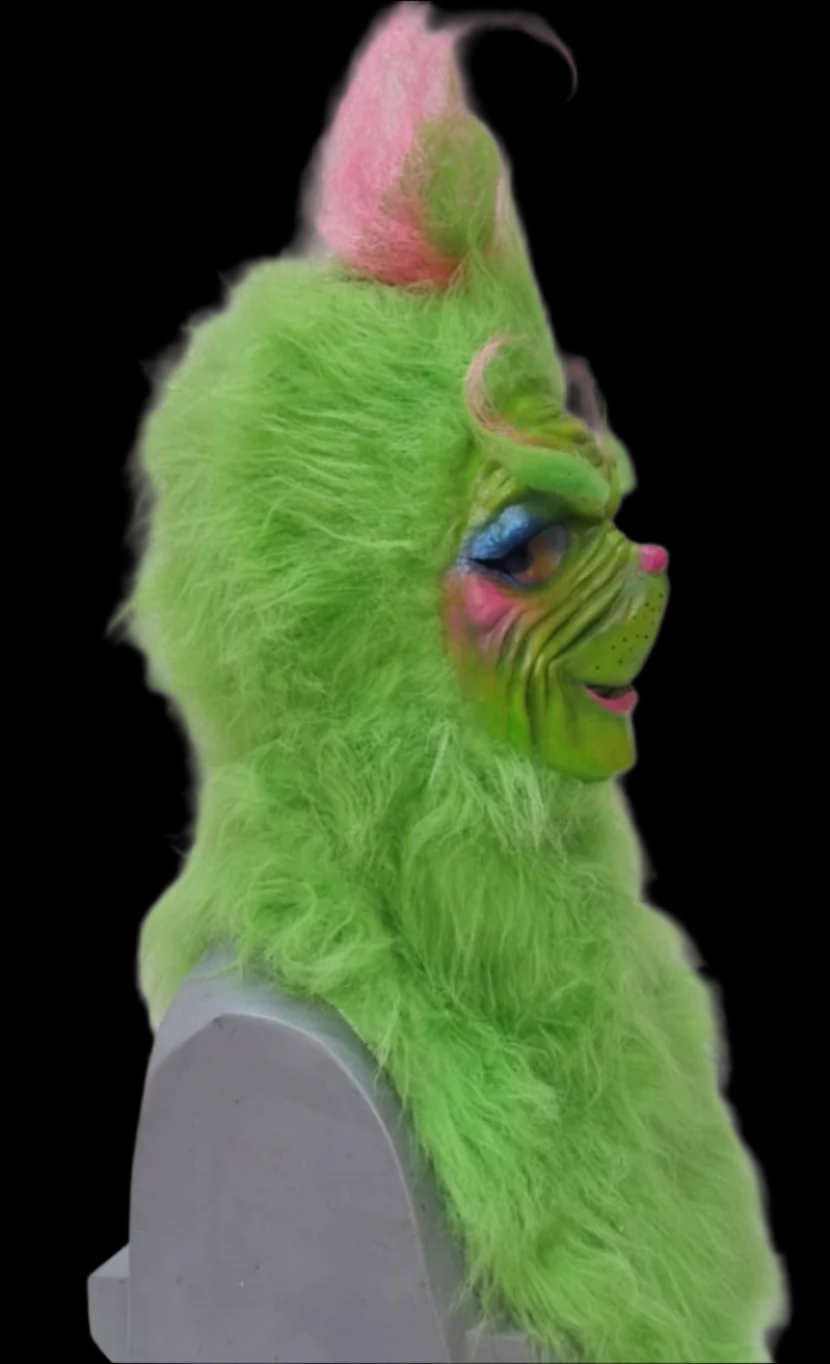mrs smiley grinch latex