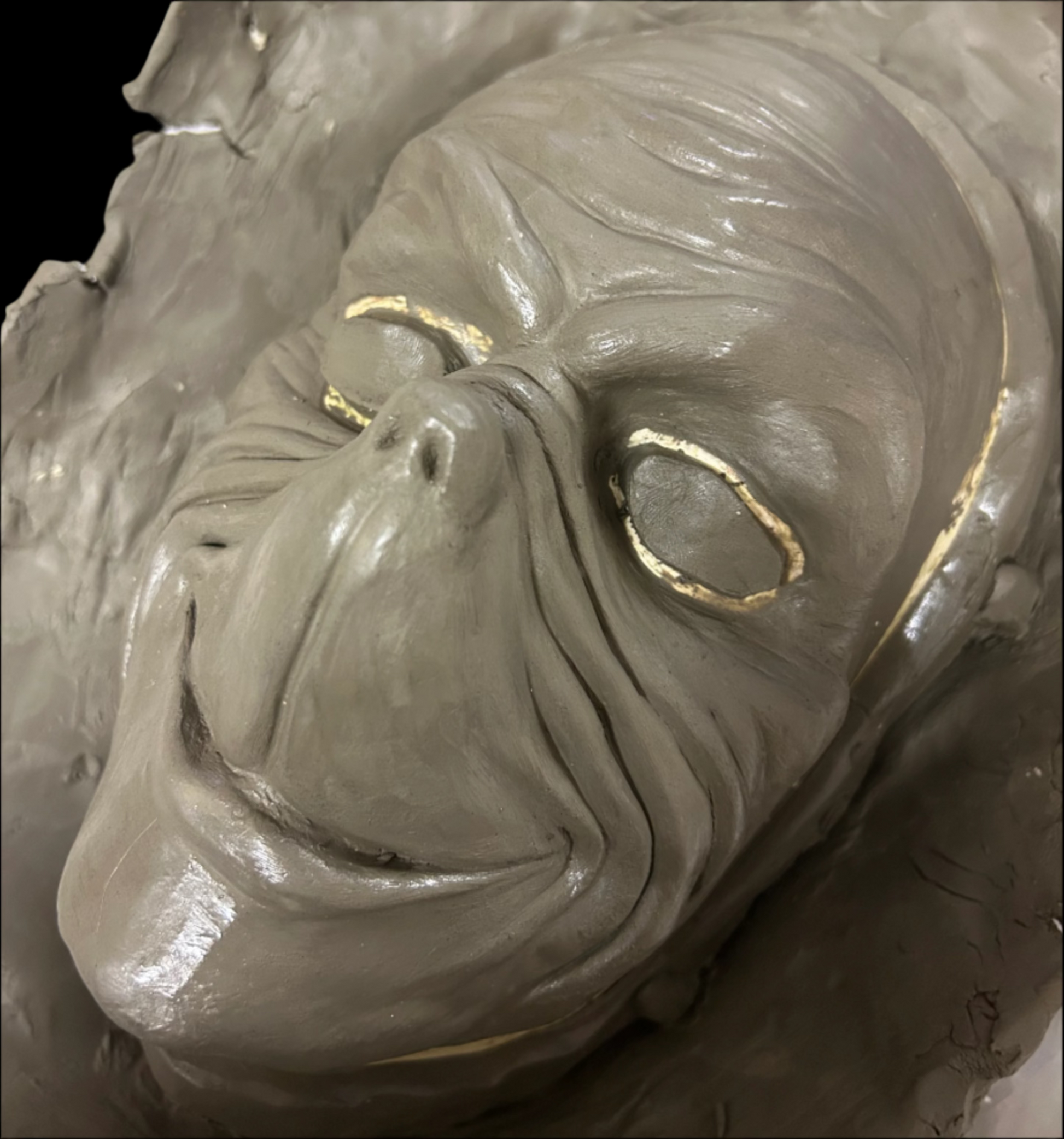 mrs smiley grinch mask