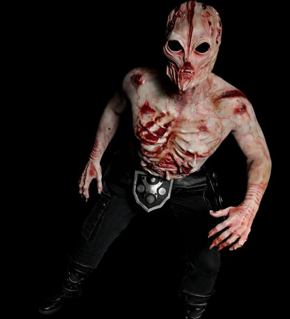 painted chest alien hybrid body of souls chest prosthetic for sale in foam latex 