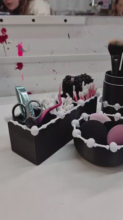 gothic black accessories tub 