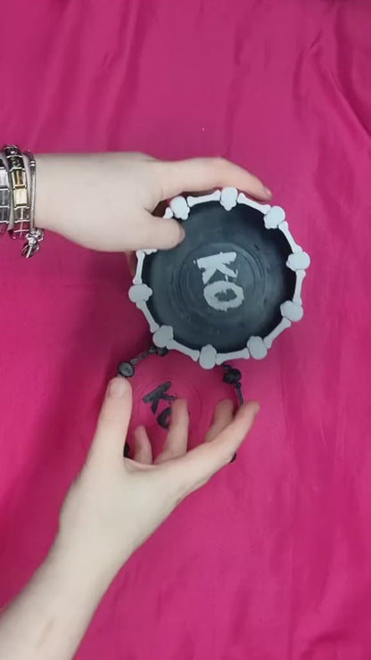 SKULL AND BONE ACCESSORIES VANITY TRAY