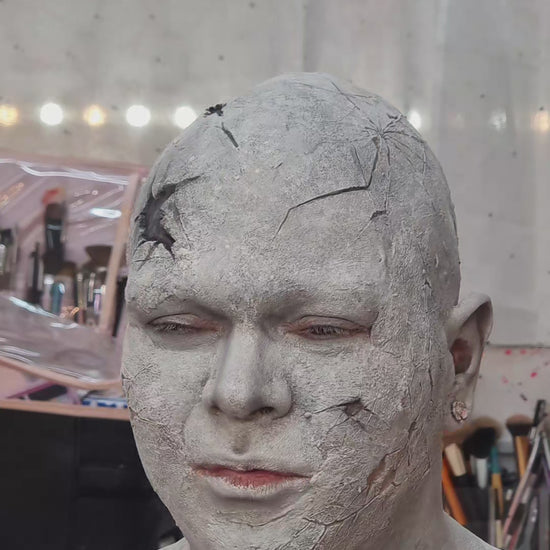  SILICONE BROKEN GLASS PROSTHETIC MAKEUP