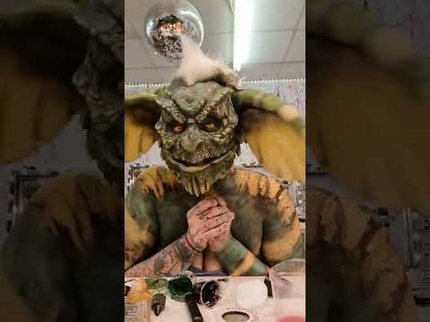 gremlins stripe spike horror reptile mask prosthetic